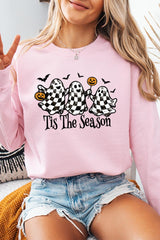UL180P-E3124 Retro Ghosts Graphic Plus Sweatshirt $25