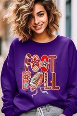UL180P-E3053 Brushstroke Football Graphic Plus Sweatshirt $25