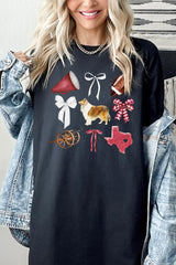 5000-E3079 Texas Football Graphic Heavy Cotton Tee $9