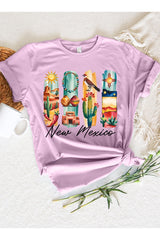 US3001-E3061NM New Mexico State Brushstroke Graphic Tee $12.5