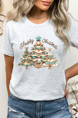 US3001-E3185 Howdy Christmas Graphic Tee $12.5