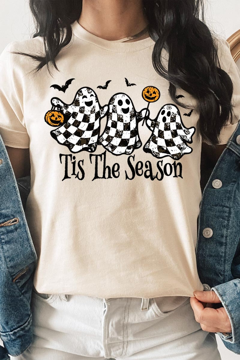 US3001-E3124 Retro Ghosts Graphic Tee $12.5