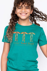 US3001Y-E3111Z Grateful Thankful Blessed Kids Graphic Tee $11