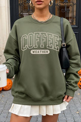 UL180-E3207 Coffee Weather Graphic Sweatshirt $20