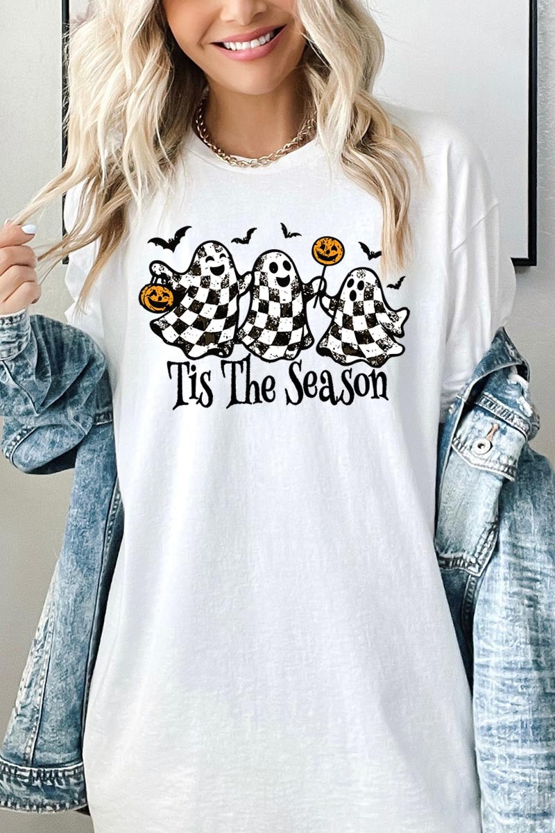 5000-E3124 Retro Ghosts Graphic Heavy Cotton Tee $9