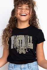 US3001Y-E3132Z Camo Football Kids Graphic Tee $11