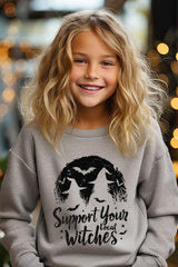 UL180B-E3161Z Local Witches Halloween Kids Graphic Sweatshirt $20