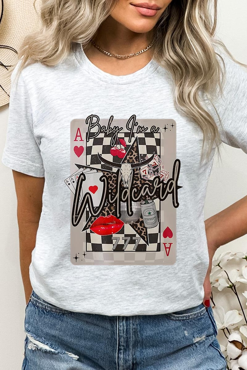 US3001P-E3099 Retro Wildcard Graphic Plus Tee $16