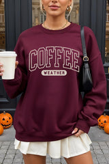 UL180-E3207 Coffee Weather Graphic Sweatshirt $20