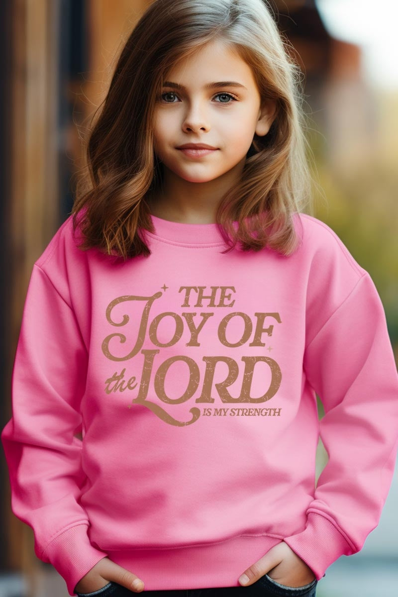 UL180B-E3179Z Joy of the Lord Kids Graphic Sweatshirt $20