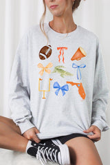 UL240P-E3078 Florida Football Graphic Plus Long Sleeve Tee $17