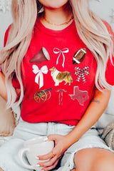 US3001P-E3079 Texas Football Graphic Plus Tee $16