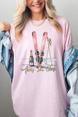 5000-E3187 Apres Ski Club Graphic Heavy Cotton Tee $9