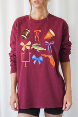 UL240-E3078 Florida Football Graphic Long Sleeve Tee $13.75