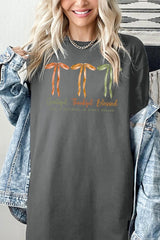 5000-E3111 Grateful Thankful Blessed Graphic Heavy Cotton Tee $9