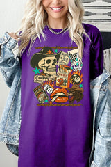 5000P-E3096 Vintage Western Collage Plus Heavy Cotton Tee $12.75
