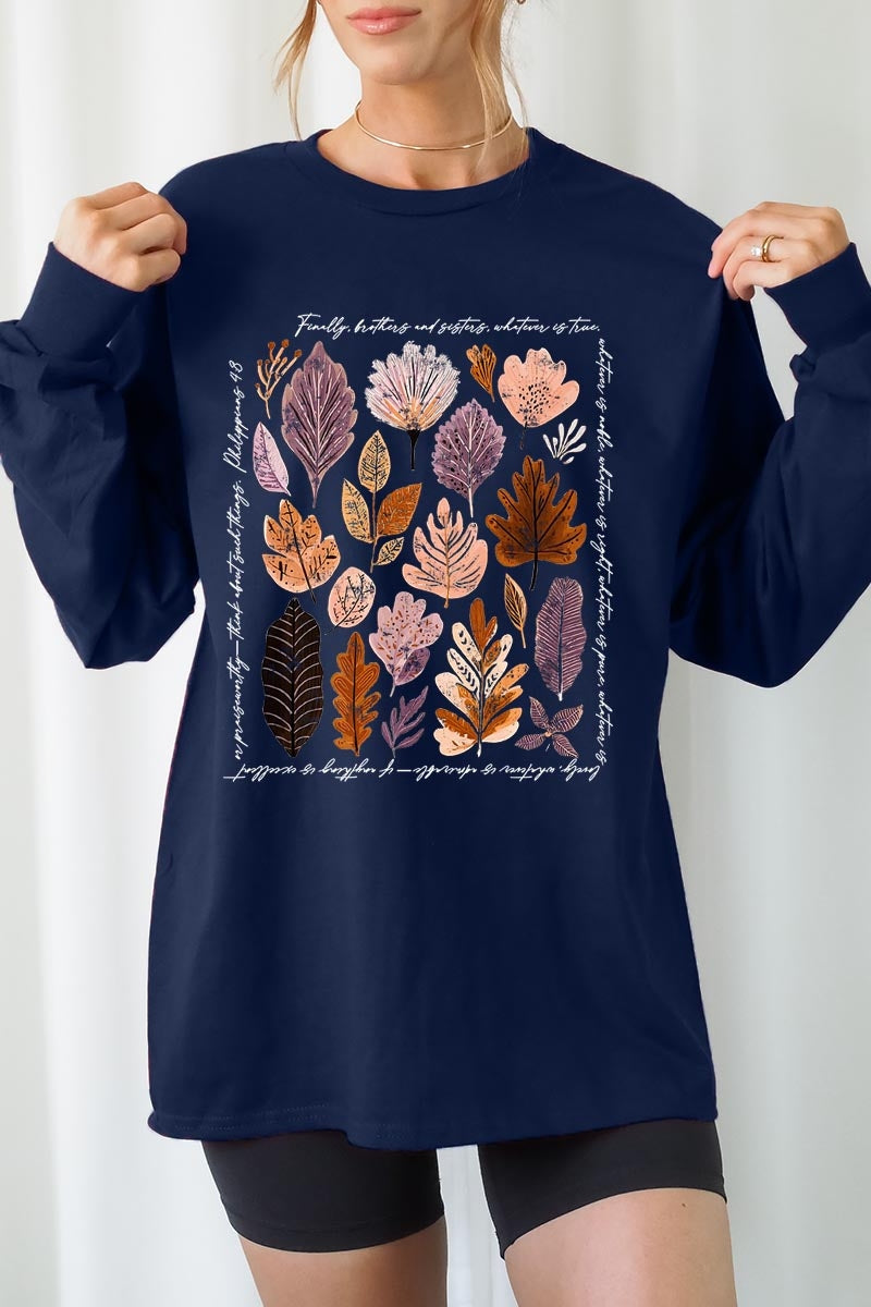 UL240P-E3147 Christian Fall Graphic Plus Long Sleeve Tee $17