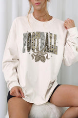 UL240-E3132 Camo Football Graphic Long Sleeve Tee $13.75
