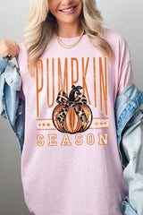5000-E3145 Pumpkin Season Graphic Heavy Cotton Tee $9
