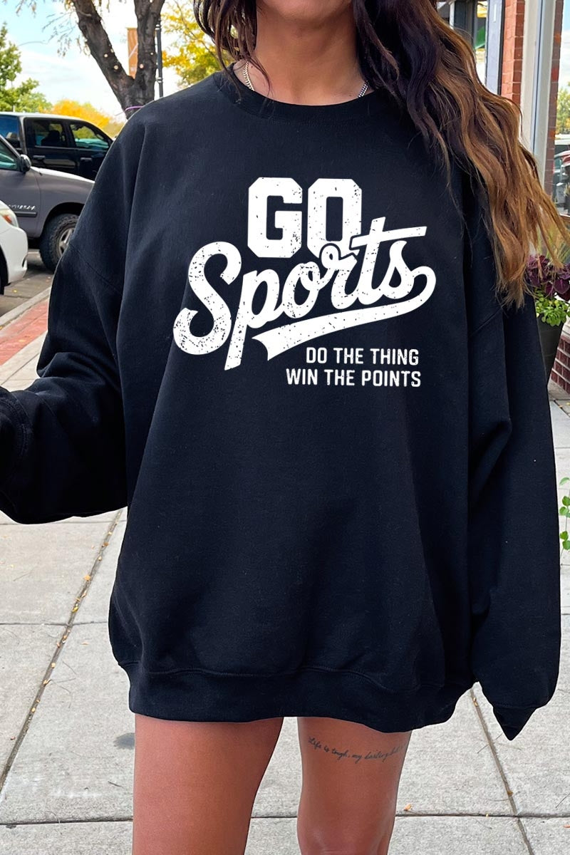 UL180-E3103 Go Sports Graphic Sweatshirt $20