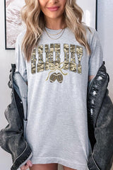 US3001-E3131 Football Game Day Camo Graphic Tee $12.5