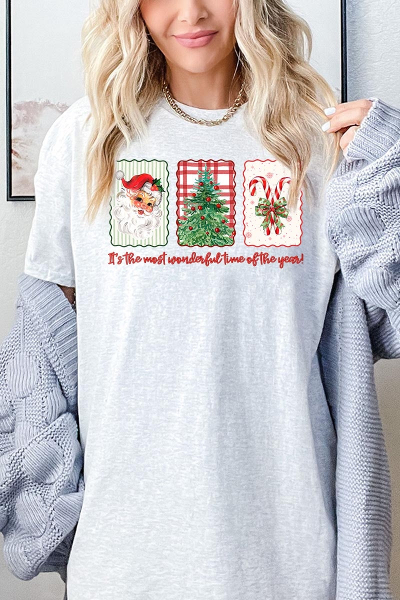 5000-E3201 Most Wonderful Time Graphic Heavy Cotton Tee $9