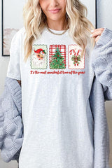 5000P-E3201 Most Wonderful Time Graphic Plus Heavy Cotton Tee $12.75