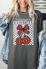 5000-E3196 Cherry Ornament Christmas Graphic Heavy Cotton Tee $9