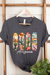 US3001-E3061AZ Arizona State Brushstroke Graphic Tee $12.5