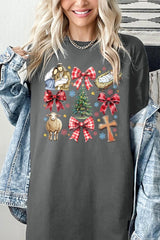 5000P-E3219 Nativity Scene Christmas Graphic Plus Heavy Cotton Tee $12.75