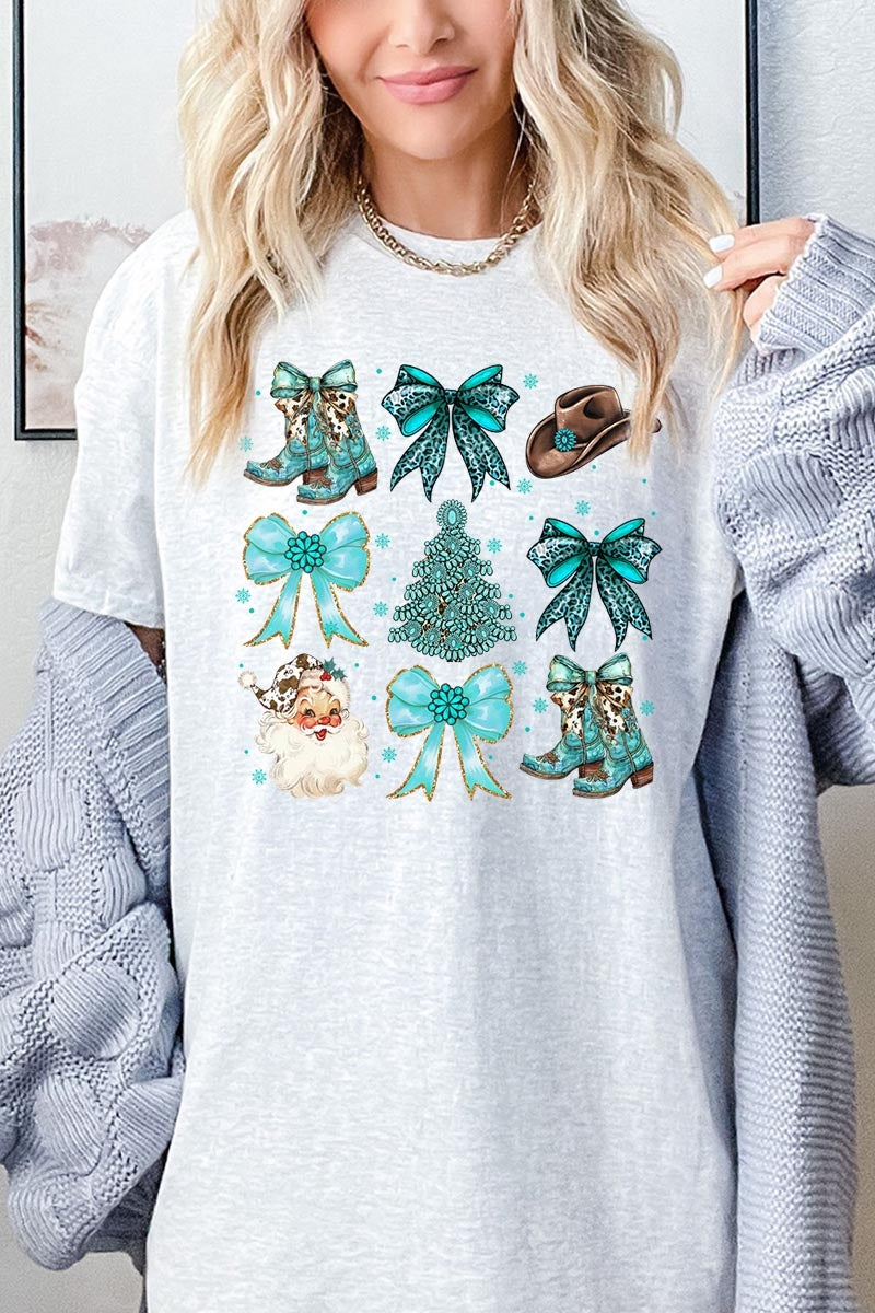 5000-E3180 Western Christmas Graphic Heavy Cotton Tee $9