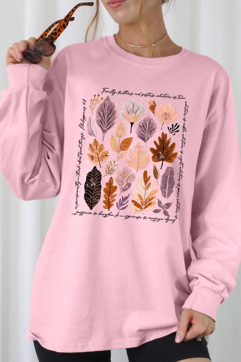 UL240P-E3147 Christian Fall Graphic Plus Long Sleeve Tee $17