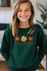 UL180B-E3165Z Boho Fall Christian Kids Graphic Sweatshirt $20