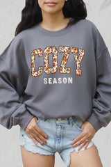 UL180-E3082 Cozy Season Graphic Sweatshirt $20