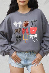 UL180P-E3077 Arkansas Football Graphic Plus Sweatshirt $25