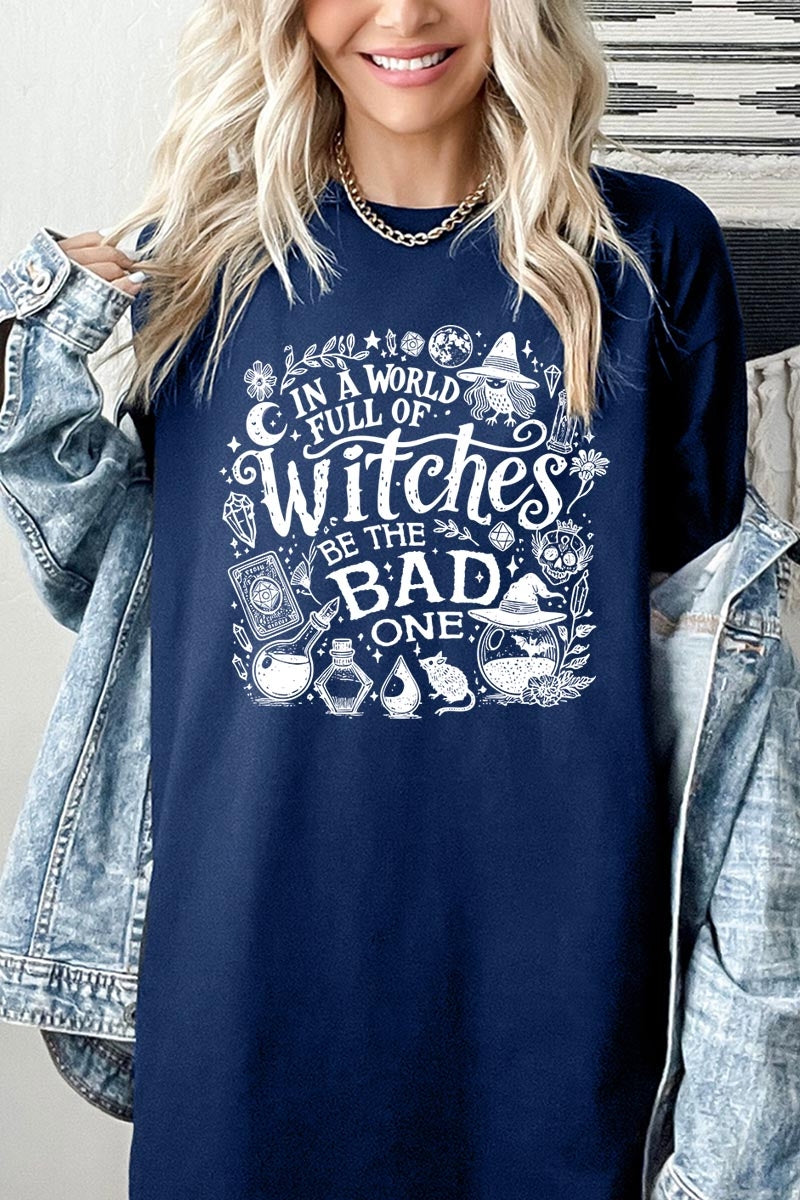 5000-E3139 In a World of Witches Graphic Heavy Cotton Tee $9