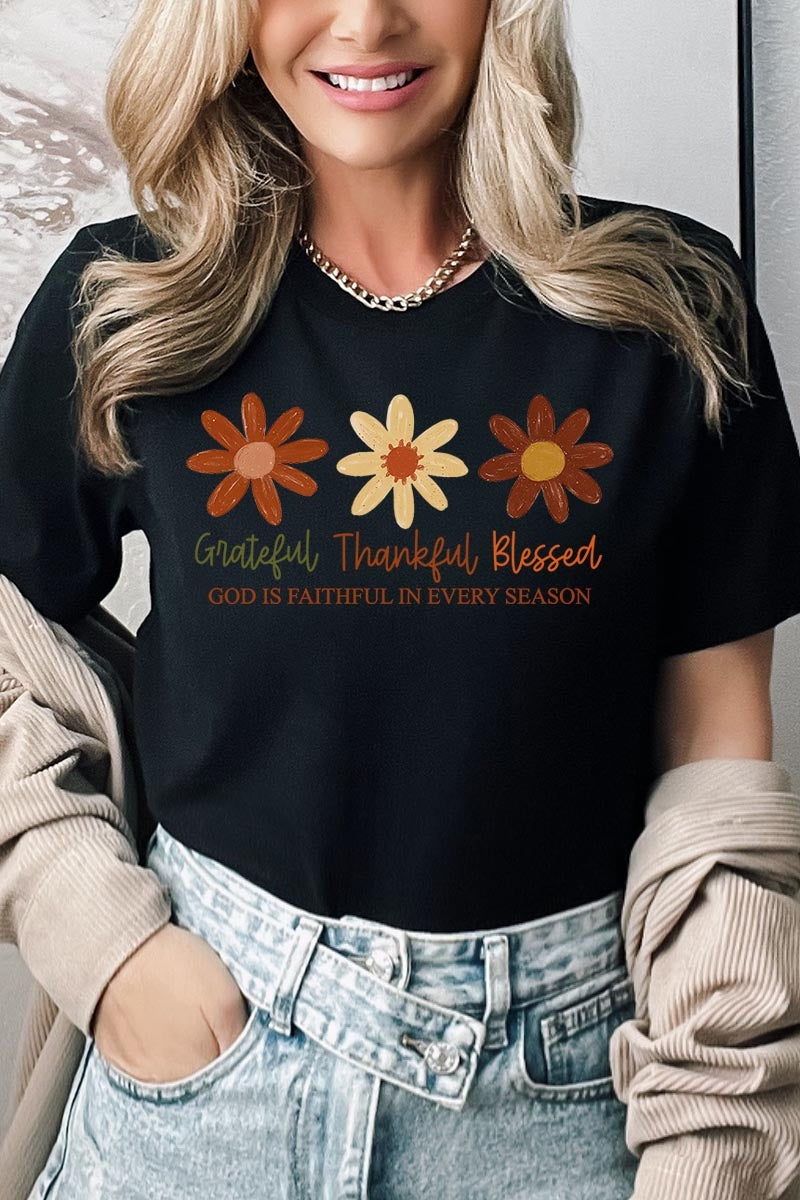US3001P-E3165 Boho Fall Christian Graphic Plus Tee $16