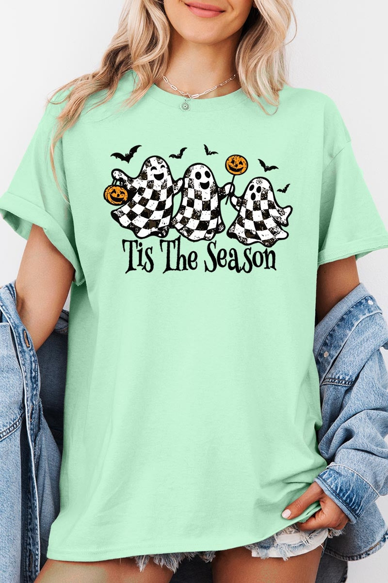 5000-E3124 Retro Ghosts Graphic Heavy Cotton Tee $9