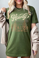 US3001P-E3095 Howdy Desert Western Graphic Plus Tee $16
