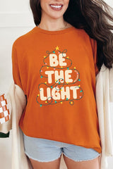 5000-E3202 Be the Light Christmas Graphic Heavy Cotton Tee $9