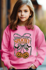 UL180B-E3085Z Pumpkin Cherries Kids Graphic Sweatshirt $20