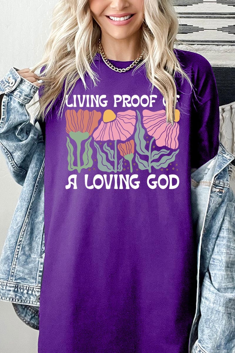 5000P-E3066 Living Proof of Graphic Plus Heavy Cotton Tee $12.75