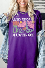 5000-E3066 Living Proof of a Loving Graphic Heavy Cotton Tee $9