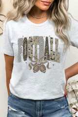 US3001-E3132 Camo Football Graphic Tee $12.5