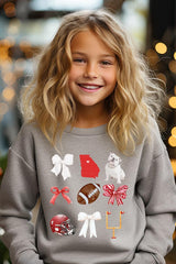 UL180B-E3080Z Georgia Football Kids Graphic Sweatshirt $20