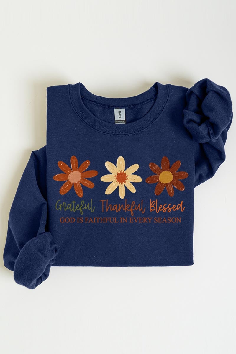 UL180P-E3165 Boho Fall Christian Graphic Plus Sweatshirt $25