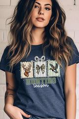US3001-E3192 Deer & Duck Hunting Season Graphic Tee $12.5