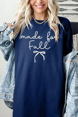 5000-E3151 Made For Fall Graphic Heavy Cotton Tee $9