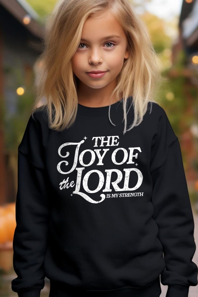 UL180B-E3179Z Joy of the Lord Kids Graphic Sweatshirt $20