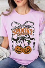 US3001-E3085 Pumpkin Cherries Graphic Tee $12.5